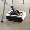 Karcher KB 5 Electric Floor Sweeper Broom, for Carpets, Hardwood Floors and Tiles, Lightweight and Cordless, Ideal for Fur, Hair, Dirt & Dust - White