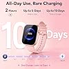 Smart Watch para Mujer, Bluetooth para Responder/Hacer Llamadas, Pantalla HD de 1.83", 2 Correas | Impermeable IP67, Monitor de Actividad, Frecuencia Cardíaca/Sueño, Esfera DIY, Modos Multi-Deporte, Podómetro, Compatible con iOS/Android 8