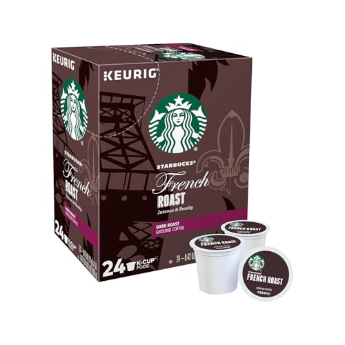 Image of Starbucks French Roast Coffee Keurig K-Cup Pods, Dark Roast, 96 /Carton (SBK18996CT)