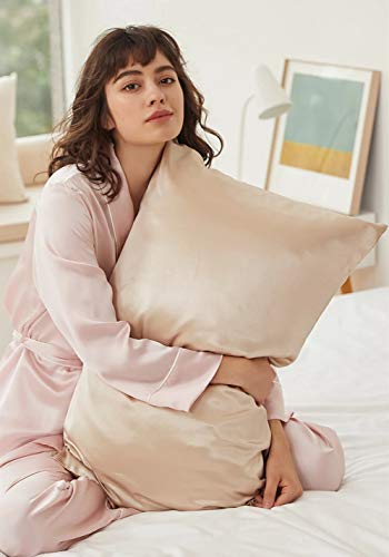 Mulberry Silk Pillowcase (Silver Grey, Standard) - Image 4