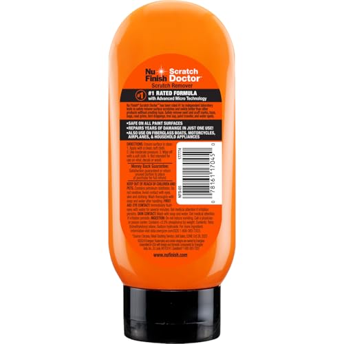 Nu Finish Car Scratch Remover, Scratch Removal for Cars Eliminates Paint Scrapes, Scuffs, Haze and Swirls on Cars, Boats and Motorcycles , 6.5 Oz, White by Nu Finish - Image 9