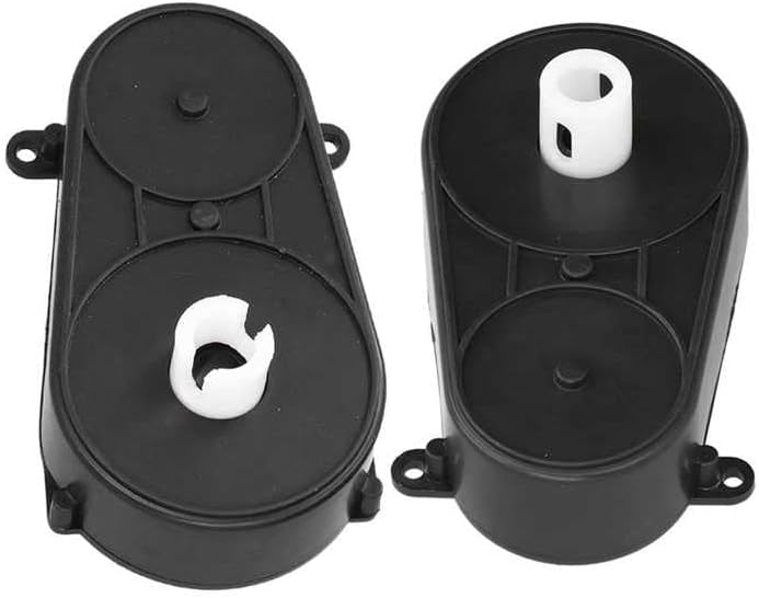 12V RS380 Nylon Coupling Motor Gear Box Copper Electric Car Remote Control Steering Gearbox Replacement 6600RPM for Electric Car - (Voltage(V): Type B)