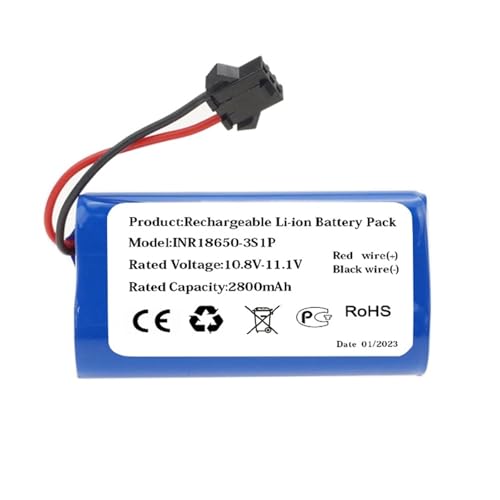 Batería de repuesto Lefant M501-A compatible con robot aspirador recargable de 10.8V