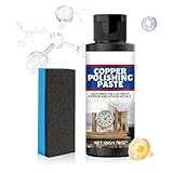 Ranley Crema Per Lucidare Il Rame - 50 Grammi Prodotti Per La Pulizia Multiuso | Rimuovitore Di Ossidazione Per Ottone E Restauratore Di Metallo - Per Argento Bronzo Lavello Gioielli Monete Strumenti