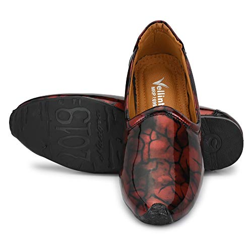 Image of Vellinto Leather Royal Look Patent Leather Shoes for Men | Men's Comfortable Patent Leather