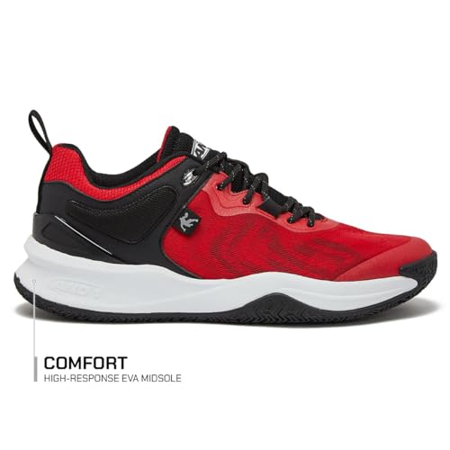 AND1 Prospect Athletic Shoes for Men, Basketball Shoes or Mens Running Sneakers, Red, Black or White Sizes 7 to 163