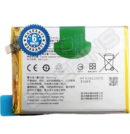 Image of Original B-Q6 Battery for vivo V21E V2055 /15.48WH 3.87V Battery with 6 Month Warranty**** (for B-Q6)