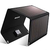 [page_title]-Solar Ladegerät, RAVPower 21W Solarladegerät Outdoor, 2 Port USB Solarpanel Handy Ladegerät, Leicht, Faltbar, Wasserdicht, Kompatibel mit Allen Handys, iPad, Kamera, Tablet usw.
