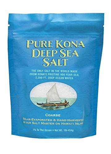 Pure Kona Deep Sea Salt Coarse Grinder Refill 1lb