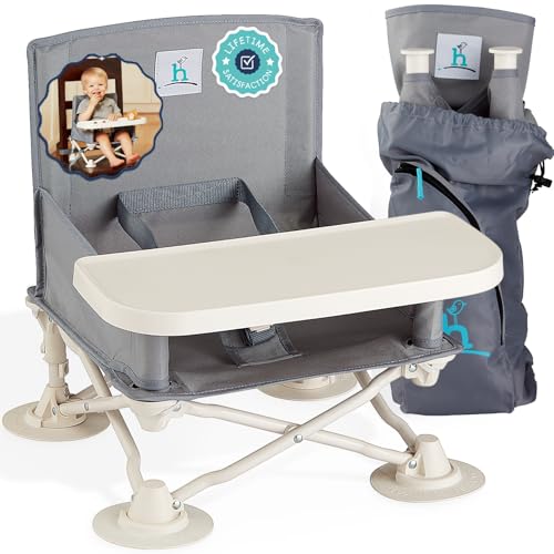 Product Image of the Hiccapop OmniBoost Travel Booster Seat with Tray for Baby, Dining Table,...