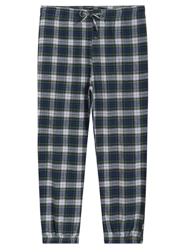 Latuza Men's Long Sleeve Crew Neck Jersey Top Flannel Jogger Pants Pajama Set3