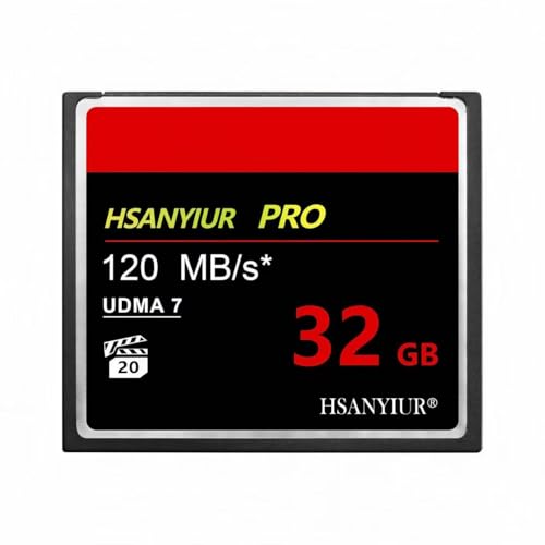 HSANYIUR 32GB UDMA High Speed Original CF Card Camera Memory Card
