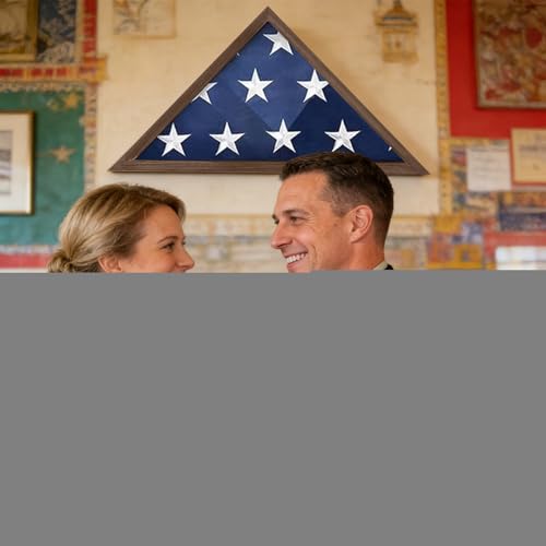 Boîte de rangement drapeau commémoratif idéale pour étagère murale de salon