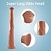 Shkanla Horse Dildo, 16.3 inch Super Long Realistic Huge Animal Dildo, Dual-Layer Silicone Large Cock with Strong Suction Cup for Hands-Free Play, Adult Anal Sex Toy for Women Men Couple