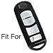 2Pcs Coolbestda Silicone Smart Key Fob Cover Case Remote Skin Keyless Jacket Holder Protector for 2019 2018 2017 2016 2015 Mazda 3 6 8 CX3 CX5 CX7 CX9 MX5 SPEED3
