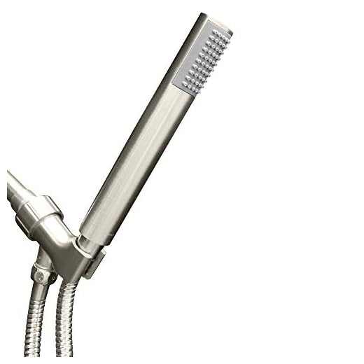 ShowerMaxx, Luxury Spa Series, Ultra High Pressure Hand Held Shower Head with Extra Long Stainless Steel Hose, MAXX-imize Your Shower with Showerhead in Brushed Nickel Finish