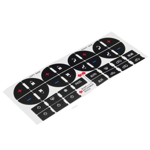 Autocollant de réparation de boutons de voiture pour restaurer la commande de climatisation