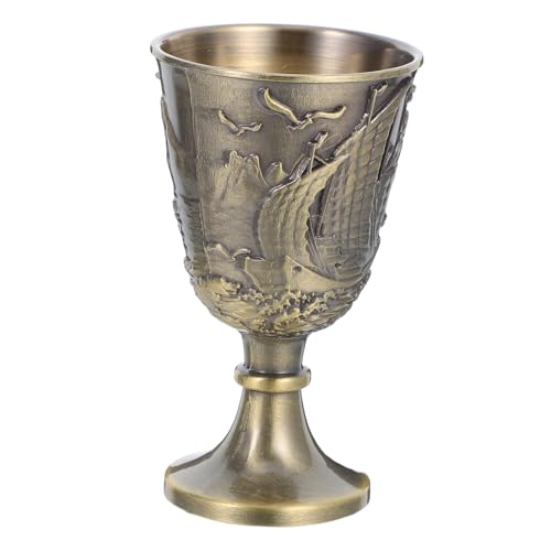 Cabilock Taza De Agua Tradicional Vintage De Copa De Cáliz Retro Para Uso Casa Como Adorno Decorativo Para Fiestas