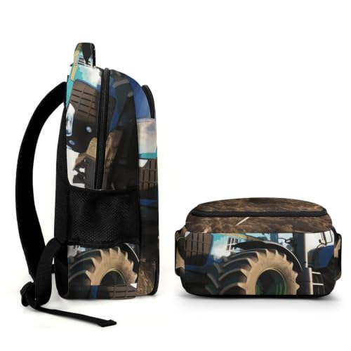 Mochila para portátil de tractor agrícola con compartimentos acolchados 7