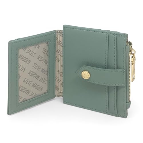 Image of Steve Madden BHayden Wallet (Sage Saffiano w /Gold, One Size)