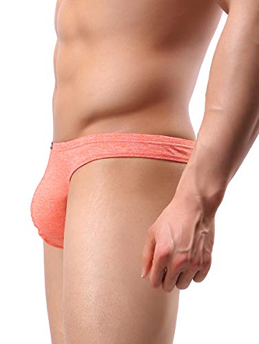 iKingsky Men's Stretch Thong Underwear Soft T-back Mens Underwear Low Rise Bulge Under Panties for Men3