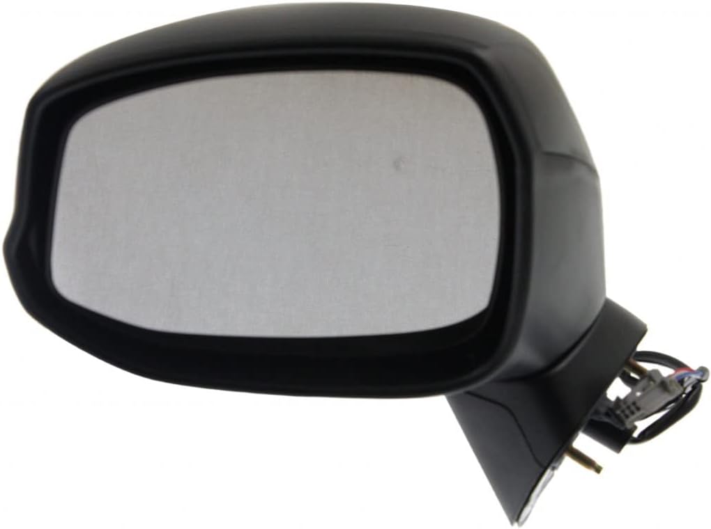 For Honda Civic 2012 Door Mirror Driver and Passenger Side | Pair | Power | Non-Heated | Textured Black | Replacement For 76258TR6C01, 76251TR0A11 | HO1320261