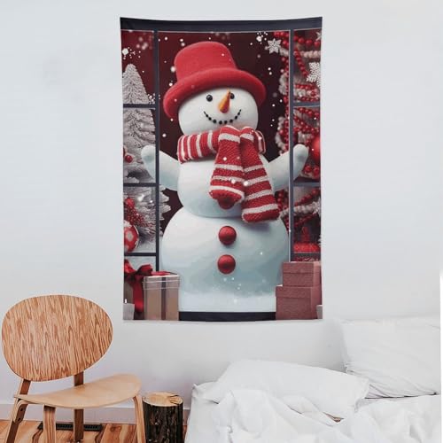 Tapiz decorativo para pared que transforma espacios fríos en estancias navideñas 7