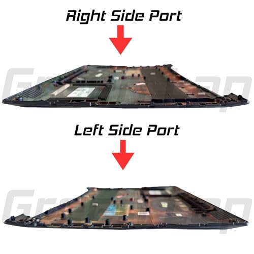 Image of Green Lap Compatible LCD Back Cover + Front Bezel for Lenovo IdeaPad S145-15IWL, S145-15IGM, S145-15AST, S145-15IKB, S145-15IIL, V15-IGL, V15-IIL, V15-IWL, 340C-15AST | 15.6 inch (Black)