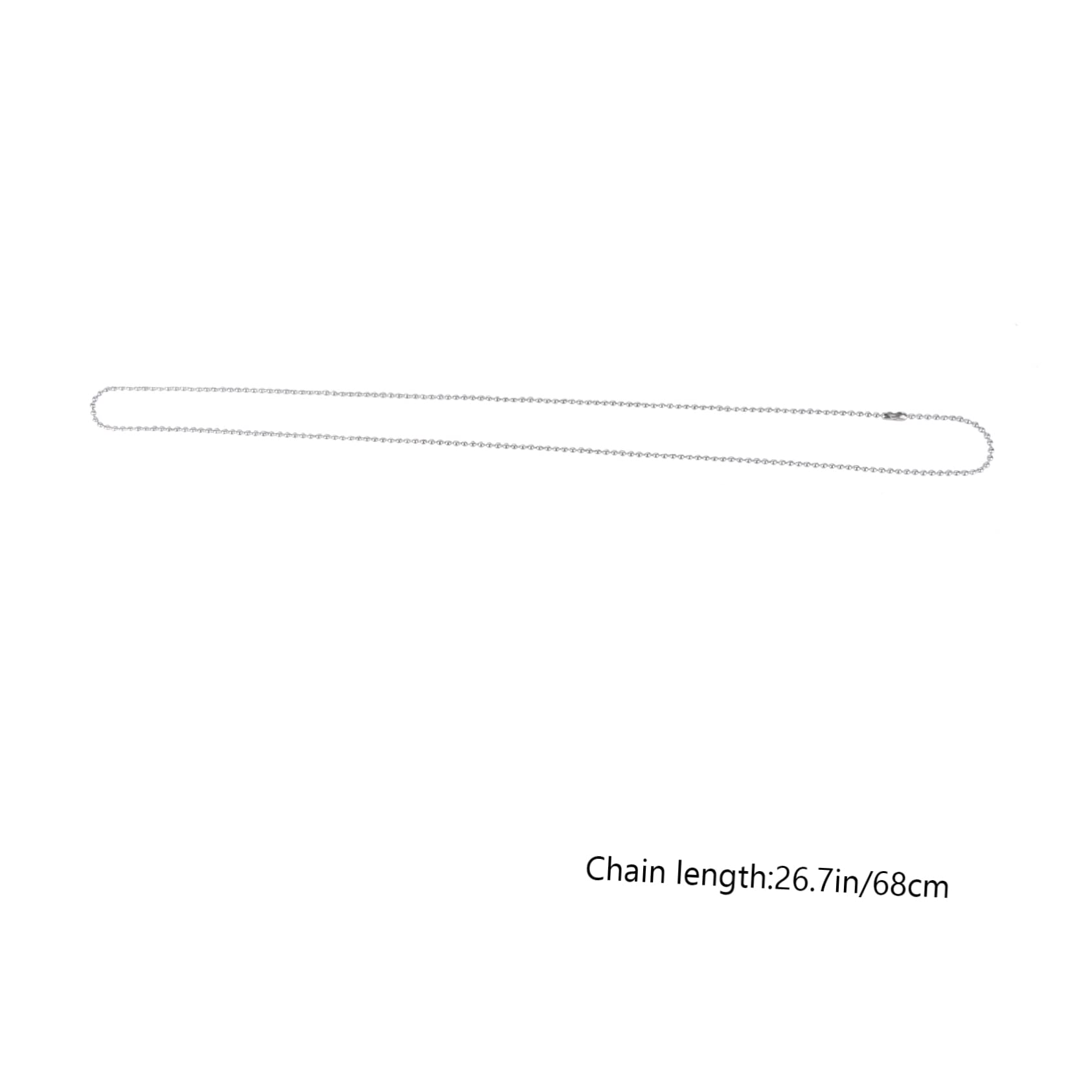 Garneck 5Pcs Pet Ball Chain Necklace Durable Alloy Dog Tag Replacement Chains for Dogs and Cats for Personalization and Pet Accessories