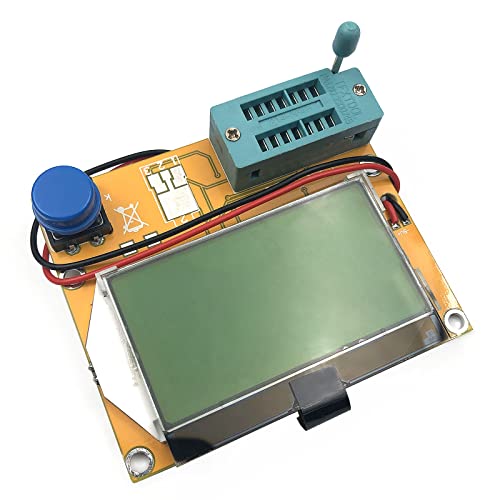 Image of FainWan Multifunction LCR-T4 Mega328 Transistor Tester Diode Triode Capacitance ESR Meter MOS PNP /NPN M328 with Inductance Capacitor ESR Testing Function Green Backlight LCD Display