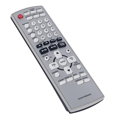 AULCMEET N2QAYB000081 N2QAYB000089 Replacement Remote Control Compatible with Panasonic Stereo System SB-PMX2 SC-PMX2DB Main unit SA-PMX2DB Speakers - Image 4