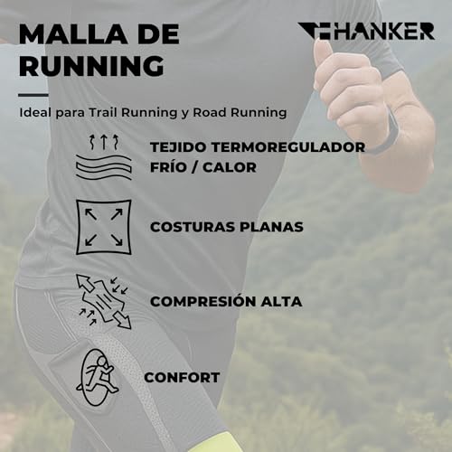 Mallas cortas de compresión hombre transpirables de secado rápido HANKER 5