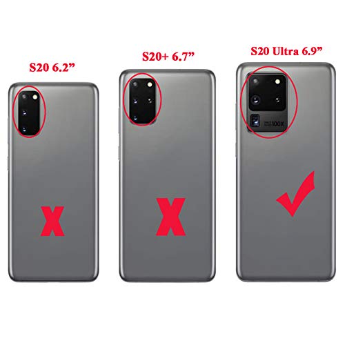 ubrokeifixit Housing Galaxy S20 Ultra Rear Back Glass Cover Replacement for Samsung Galaxy S20 Ultra 6.9" LTE G988B/DS,S20 Ultra 5G SM-G988((NOT for S20+ 6.7",NOT for S20 6.2") (Black) by ubrokeifixit - Image 2