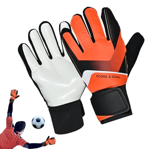 Guantes de portero antideslizantes | Guantes de portero de fútbol para niños | Equipos deportivos para portero, manoplas de fútbol de agarre fuerte para niños, niños, mujeres, hombres, partidos de