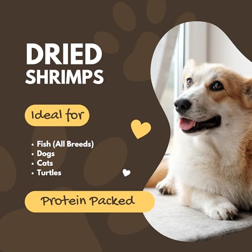 Krill Kickers Dried Shrimps, 200g Packet, Sun-Dried Pet Food for Fish, Cats, & Dogs