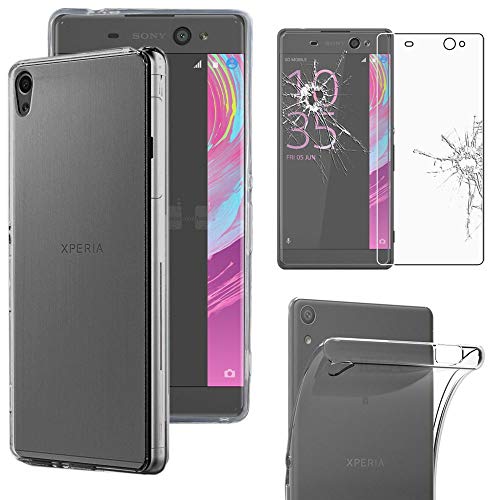 ebestStar - Coque pour Sony Xperia XA Ultra, XA Ultra Dual, Etui Protection Silicone Transparent Antichoc, Souple Slim, Transparent + Verre Trempé