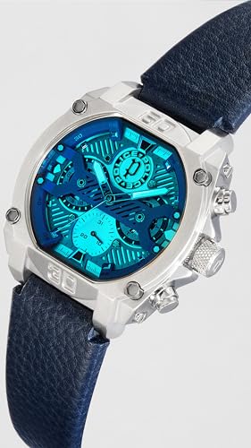 Image of Police Quartz Multifunction Blue DIAL Leather Strap Watch for Men-PLPEWJF2226802W