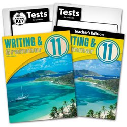 Writing and Grammar 11 Subject Kit, Student, Teacher, test, key: BJU ...