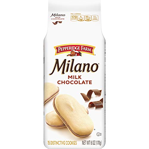 Pepperidge Farm Milano Milk Chocolate Cookies, 6 oz. Bag