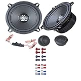 HQPP Membrane, Langlebige Gummi-Sicke, 19mm Softdome Hochtöner mit Einbaugehäuse, 6 dB / Okt. In-Line Hochpass Filter mit Hochtonschutz