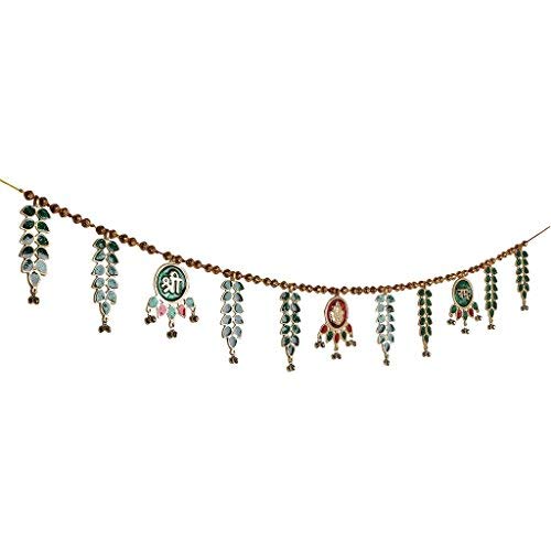 URBAN HAAT Metal Decorative Ethnic Bandarwal Toran Door Hangings 1
