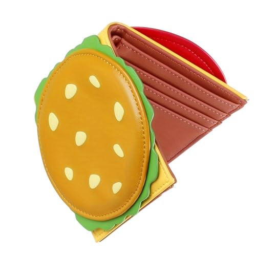 Portefeuille en cuir PU pour ado finitions soignées style élégant noir