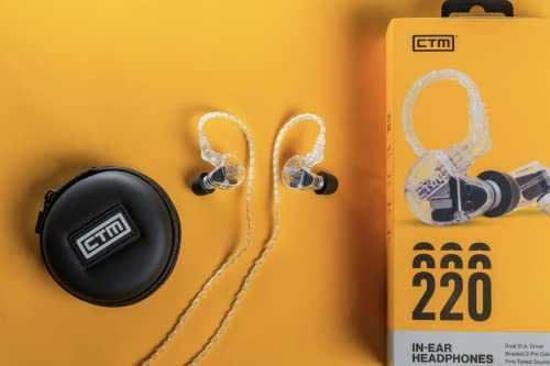 CTM CE220 Écouteurs filaires à double pilote isolant pour studio - 4