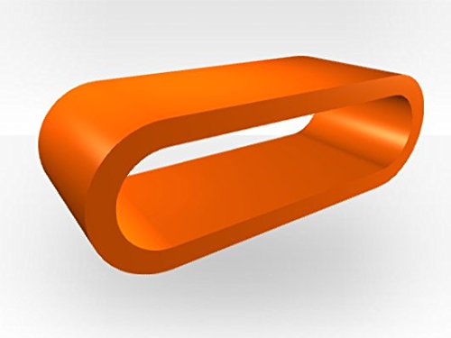 Coffee Table Large Hoop - Orange Gloss