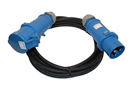 netbote24® Verlängerungskabel CEE 230V/32A 6h IP44 H07RN-F 3G 2,5mm² Diverse Längen (25m)