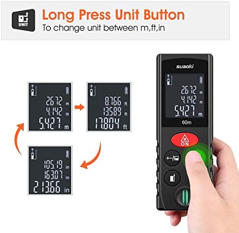 SUAOKI Laser Distance Meter (D60 60m)