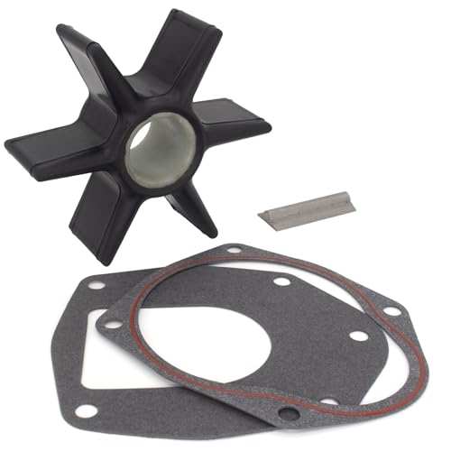 43026T2 Water Pump Impeller Service Kit for Mercury Marine Force 30-300 HP Outboard Motor and MerCruiser Alpha 1 Gen 2 Sterndrive Replacement 47-430261 47-43026T2 Sierra 18-3056 with Gasket and Key