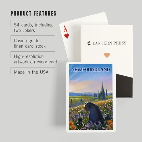 Juego de cartas poker Lantern Press 52 piezas miniatura 3