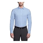 Kenneth Cole Unlisted Men's Dress Shirt Slim Fit Checks and Stripes (Patterned)