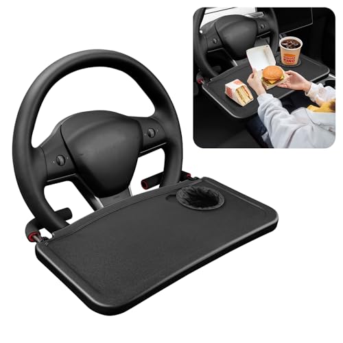 CARTIST ハンドル テーブル 車 ステアリングテーブル 運転席 安定設計 車内 駐車専用 食事 パソコンPC作業 トレイ 机 タブレットスタンド 便利グッズ カー用品 コンパクト 車中泊 ほぼ全車種対応 メーカー直営